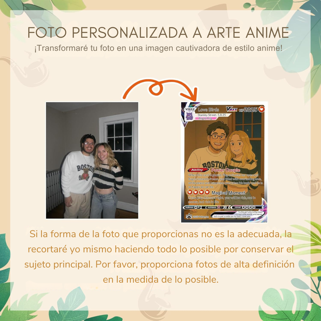 Carta Anime Personalizada